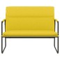 vidaXL Sitzbank Hellgelb 100x64x80 cm Stoff vidaXL Sitzbank Hellgelb 100x64x80 cm Stoff