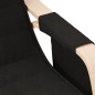 vidaXL Schaukelstuhl Schwarz Stoff vidaXL Schaukelstuhl Schwarz Stoff