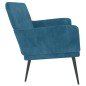 vidaXL Sitzbank Blau 108x79x79 cm Samt vidaXL Sitzbank Blau 108x79x79 cm Samt
