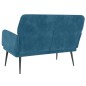 vidaXL Sitzbank Blau 108x79x79 cm Samt vidaXL Sitzbank Blau 108x79x79 cm Samt