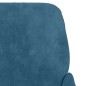 vidaXL Sitzbank Blau 108x79x79 cm Samt vidaXL Sitzbank Blau 108x79x79 cm Samt
