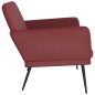 vidaXL Sitzbank Weinrot 107x80x81 cm Kunstleder vidaXL Sitzbank Weinrot 107x80x81 cm Kunstleder
