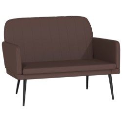 vidaXL Sitzbank Braun 107x80x81 cm Kunstleder