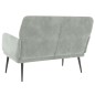 vidaXL Sitzbank Hellgrau 108x79x79 cm Samt vidaXL Sitzbank Hellgrau 108x79x79 cm Samt