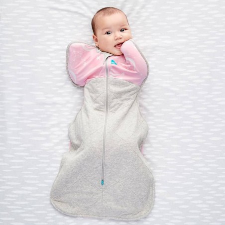 Love to Dream Baby Pucksack Swaddle Up Warm Stufe 1 M Rosa