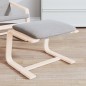 vidaXL Fußhocker Hellgrau 51x41x40 cm Stoff vidaXL Fußhocker Hellgrau 51x41x40 cm Stoff