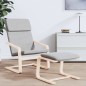 vidaXL Fußhocker Hellgrau 51x41x40 cm Stoff vidaXL Fußhocker Hellgrau 51x41x40 cm Stoff