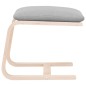 vidaXL Fußhocker Hellgrau 51x41x40 cm Stoff vidaXL Fußhocker Hellgrau 51x41x40 cm Stoff