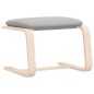 vidaXL Fußhocker Hellgrau 51x41x40 cm Stoff vidaXL Fußhocker Hellgrau 51x41x40 cm Stoff