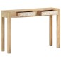 vidaXL Konsolentisch 110x30x75 cm Gebleichtes Massivholz Mango vidaXL Konsolentisch 110x30x75 cm Gebleichtes Massivholz Mango