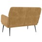 vidaXL Sitzbank Braun 108x79x79 cm Samt vidaXL Sitzbank Braun 108x79x79 cm Samt