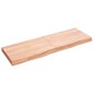Waschtischplatte Hellbraun 120x40x6 cm Massivholz Behandelt Waschtischplatte Hellbraun 120x40x6 cm Massivholz Behandelt