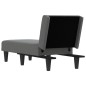 vidaXL Chaiselongue Dunkelgrau Stoff vidaXL Chaiselongue Dunkelgrau Stoff