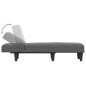 vidaXL Chaiselongue Dunkelgrau Stoff vidaXL Chaiselongue Dunkelgrau Stoff