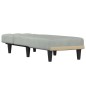 vidaXL Chaiselongue Hellgrau Samt vidaXL Chaiselongue Hellgrau Samt
