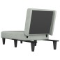 vidaXL Chaiselongue Hellgrau Samt vidaXL Chaiselongue Hellgrau Samt