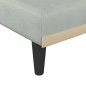 vidaXL Chaiselongue Hellgrau Samt vidaXL Chaiselongue Hellgrau Samt