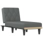 vidaXL Chaiselongue Dunkelgrau Stoff vidaXL Chaiselongue Dunkelgrau Stoff