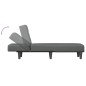 vidaXL Chaiselongue Dunkelgrau Stoff vidaXL Chaiselongue Dunkelgrau Stoff