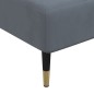 vidaXL Chaiselongue Dunkelgrau Samt vidaXL Chaiselongue Dunkelgrau Samt