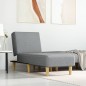 vidaXL Chaiselongue Hellgrau Stoff vidaXL Chaiselongue Hellgrau Stoff