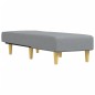 vidaXL Chaiselongue Hellgrau Stoff vidaXL Chaiselongue Hellgrau Stoff