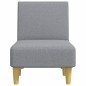 vidaXL Chaiselongue Hellgrau Stoff vidaXL Chaiselongue Hellgrau Stoff