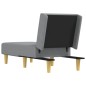 vidaXL Chaiselongue Hellgrau Stoff vidaXL Chaiselongue Hellgrau Stoff