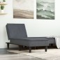 vidaXL Chaiselongue Dunkelgrau Samt vidaXL Chaiselongue Dunkelgrau Samt
