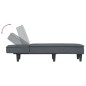 vidaXL Chaiselongue Dunkelgrau Samt vidaXL Chaiselongue Dunkelgrau Samt