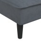 vidaXL Chaiselongue Dunkelgrau Samt vidaXL Chaiselongue Dunkelgrau Samt