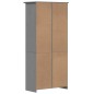 vidaXL Bücherregal BODO Grau 82x40x173 cm Massivholz Kiefer vidaXL Bücherregal BODO Grau 82x40x173 cm Massivholz Kiefer