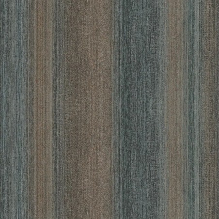Vintage Deluxe Tapete Stripes Braun und Blau