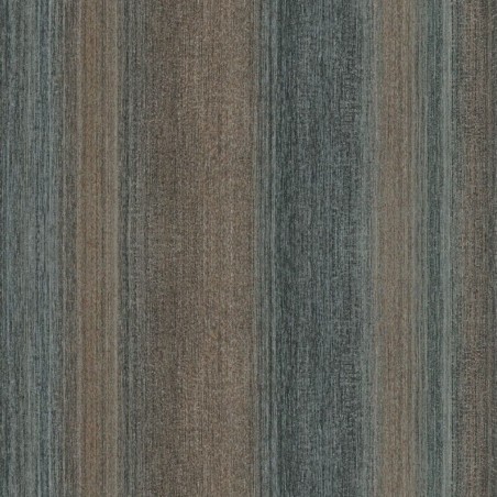 Vintage Deluxe Tapete Stripes Braun und Blau