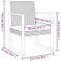 vidaXL Gartensessel mit Kissen Schwarz Poly Rattan vidaXL Gartensessel mit Kissen Schwarz Poly Rattan