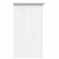 vidaXL Nachttisch BODO Weiß 53x38,5x67 cm Massivholz Kiefer vidaXL Nachttisch BODO Weiß 53x38,5x67 cm Massivholz Kiefer