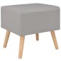 vidaXL Nachttisch Grau 40 x 35 x 40 Stoff vidaXL Nachttisch Grau 40 x 35 x 40 Stoff