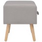 vidaXL Nachttisch Grau 40 x 35 x 40 Stoff vidaXL Nachttisch Grau 40 x 35 x 40 Stoff