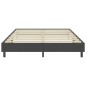 vidaXL Boxspring-Bettgestell Grau Stoff 140x200 cm vidaXL Boxspring-Bettgestell Grau Stoff 140x200 cm