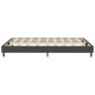 vidaXL Boxspring-Bettgestell Grau Stoff 140x200 cm vidaXL Boxspring-Bettgestell Grau Stoff 140x200 cm