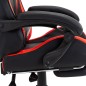 vidaXL Gaming-Stuhl mit Fußstütze Rot und Schwarz Kunstleder vidaXL Gaming-Stuhl mit Fußstütze Rot und Schwarz Kunstleder