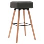 vidaXL Barhocker 2 Stk. Dunkelgrau Stoff vidaXL Barhocker 2 Stk. Dunkelgrau Stoff