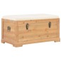 vidaXL Aufbewahrungstruhe mit Auflage 80×40×40 cm MDF vidaXL Aufbewahrungstruhe mit Auflage 80×40×40 cm MDF