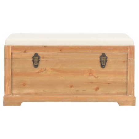vidaXL Aufbewahrungstruhe mit Auflage 80×40×40 cm MDF
