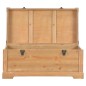 vidaXL Aufbewahrungstruhe mit Auflage 80×40×40 cm MDF vidaXL Aufbewahrungstruhe mit Auflage 80×40×40 cm MDF