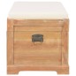 vidaXL Aufbewahrungstruhe mit Auflage 80×40×40 cm MDF vidaXL Aufbewahrungstruhe mit Auflage 80×40×40 cm MDF