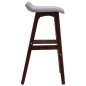 vidaXL Barhocker 2 Stk. Hellgrau Stoff vidaXL Barhocker 2 Stk. Hellgrau Stoff
