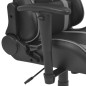 vidaXL Neigbarer Racing-Bürostuhl Kunstleder Grau vidaXL Neigbarer Racing-Bürostuhl Kunstleder Grau