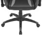 vidaXL Neigbarer Racing-Bürostuhl Kunstleder Grau vidaXL Neigbarer Racing-Bürostuhl Kunstleder Grau