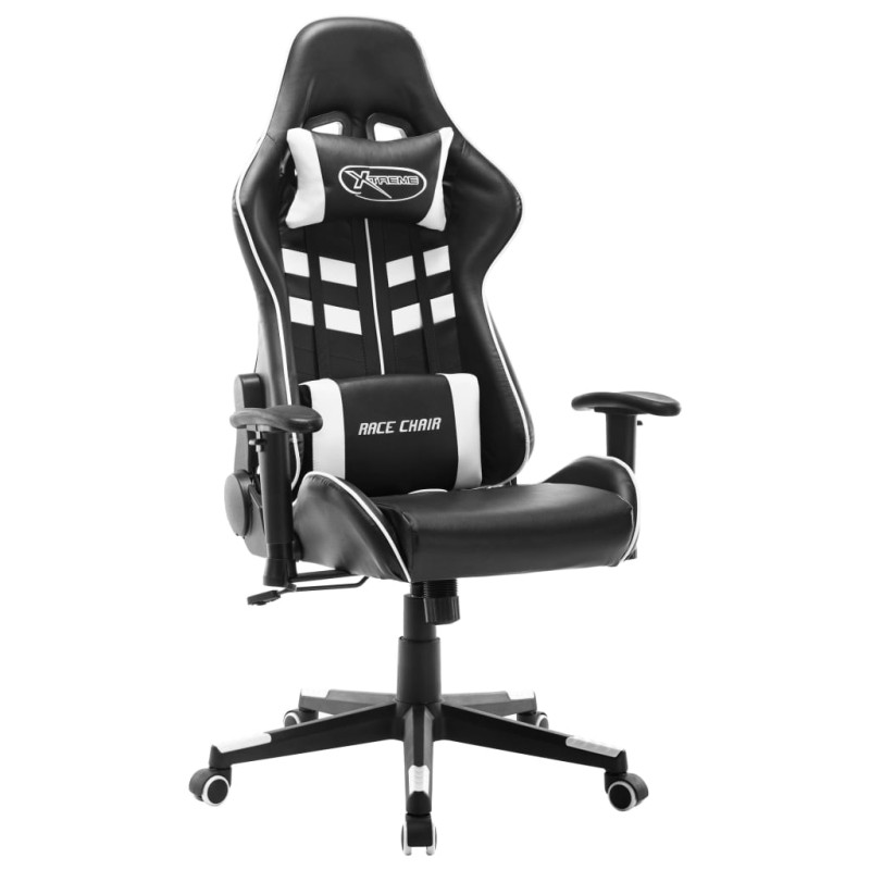 vidaXL Gaming-Stuhl Schwarz und Weiß Kunstleder vidaXL Gaming-Stuhl Schwarz und Weiß Kunstleder